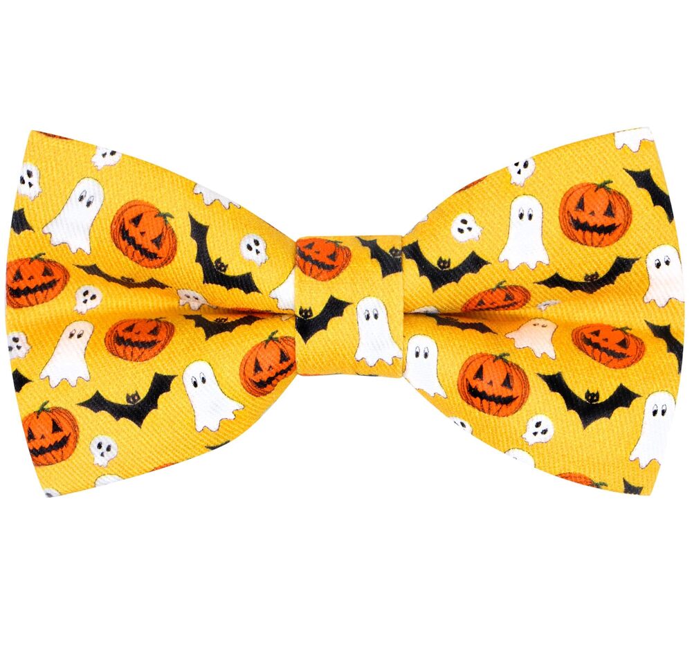 1666 Cotton Festival Pattern Printed Bow Tie Adjustable Pre-tied Bowtie H